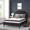 Flash Furniture Full Size Black Fabric Platform Bed with Mattress SL-BM10-6-GG - alternate 1
